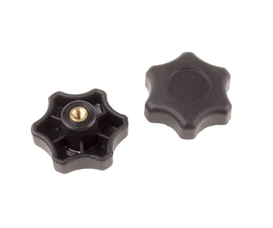 63-6564-96 RS PRO Black Multiple Lobes Clamping Knob, M6 161-105