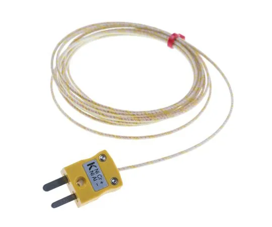 63-5127-87 RS PRO Type K Thermocouple 2m Length, 1/0.3mm Diameter, -60°C → +350°C 814-0156