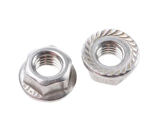 63-5028-04 17.9mm Plain Stainless Steel Hex Flanged Nut, M8, A2 304 725-9662