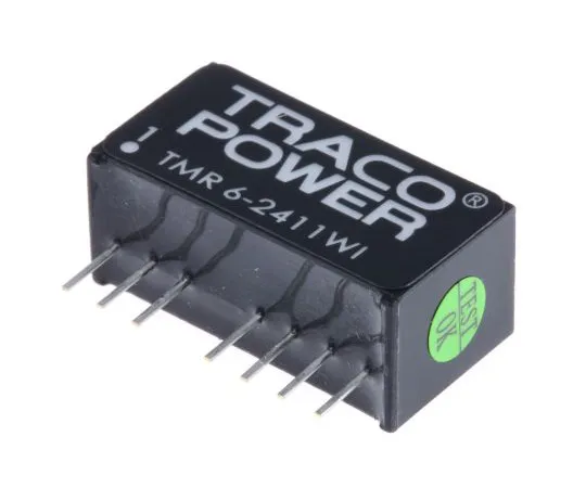63-5096-77 TRACOPOWER TMR 6WI 6W Isolated DC-DC Converter Through Hole, Voltage in 18 → 36 V dc, Voltage out 5V dc TMR 6-2411WI