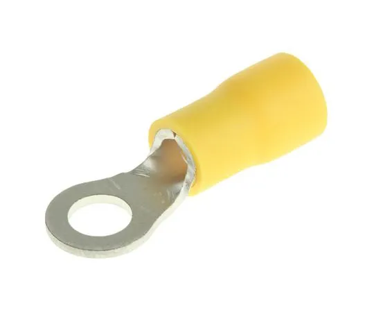 63-4964-94 JST FV Series Insulated Crimp Ring Terminal, M5 (#10) Stud Size, 2.6mm² to 6.6mm² Wire Size, Yellow FVWS5.5-5(LF)