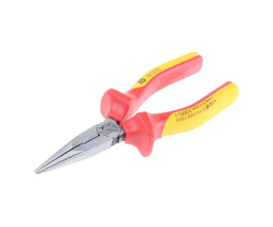 63-6565-16 RS PRO VDE Insulated Steel Pliers Long Nose Pliers, 160 mm Overall Length 161-215