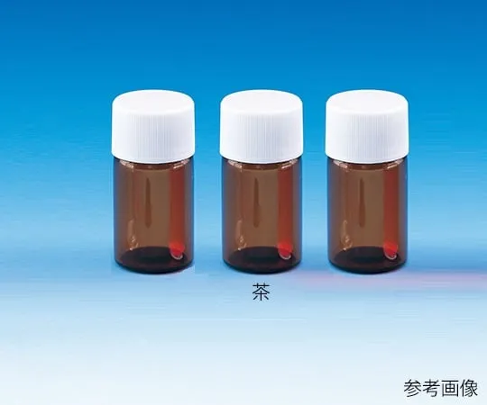 62-9977-62 Vacuum Vial (Brown) + Melamine Cap (White) + Fluorine ETFE Liner Rubber Stopper Combination Set Liquid 50 Pack SVF -10 203282