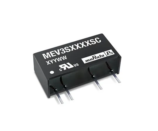 63-4967-81 Murata Power Solutions MEV3 3W Isolated DC-DC Converter Through Hole, Voltage in 10.8 → 13.2 V dc, Voltage out MEV3S1205SC