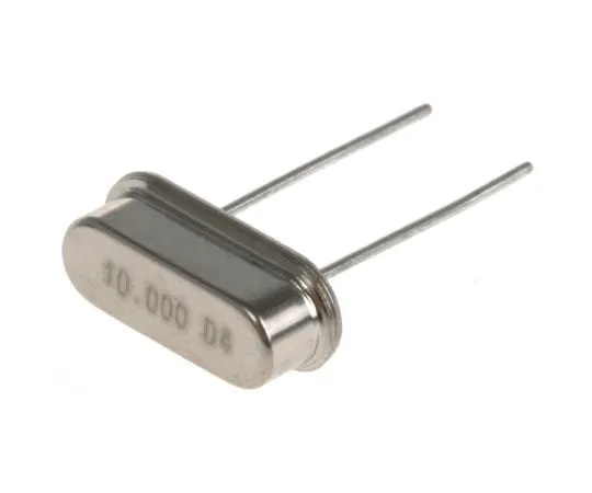 63-4972-67 Euroquartz 10MHz Crystal ±30ppm HC-49-4H 2-Pin 10.77 x 4.34 x 3.5mm 10.000MHz HC49/4H/30/50/-40+85/18pF/ATF