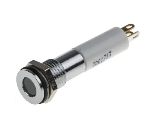 63-4977-83 RS PRO Green, Red, Yellow Indicator, 12 V dc, 8mm Mounting Hole Size, Solder Tab Termination, IP67 700-1713