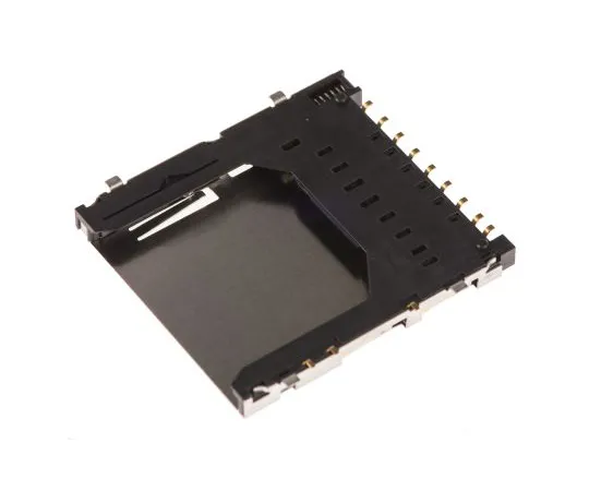 63-5138-65 Hirose 9 Way Right Angle SD Card Memory Card Connector With Solder Termination DM1AA-SF-PEJ(82)