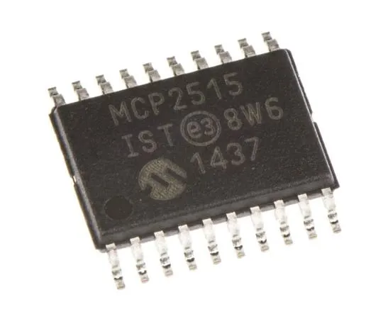 63-4975-97 Microchip MCP2515-I/ST, CAN Controller 1Mbit/s CAN 2.0B, 20-Pin TSSOP MCP2515-I/ST