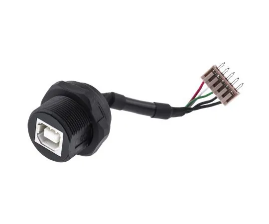 63-4940-04 ASSMANN WSW Straight Panel Mount Female Version 2.0 Type B USB Connector, 30 V, 1A A-USB-BPFS