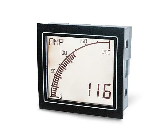 63-5129-33 Trumeter LCD Digital Ammeter 4-Digits AC, DC 1 % -10°C to +60°C, 68 x 68 mm APM-AMP-APO