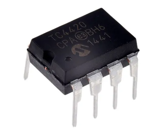 63-4949-79 Microchip TC4420CPA Low Side MOSFET Power Driver, 6A 8-Pin, PDIP TC4420CPA