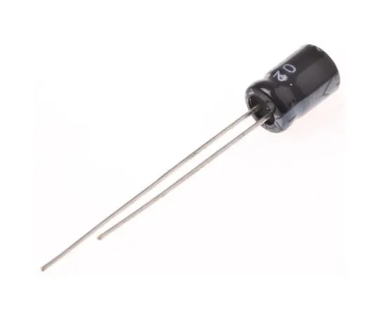 63-4989-51 RS PRO 10μF 35V dc Aluminium Electrolytic Capacitor, Through Hole 5 (Dia.) x 7mm +105°C 5mm 2mm 7mm 707-5688