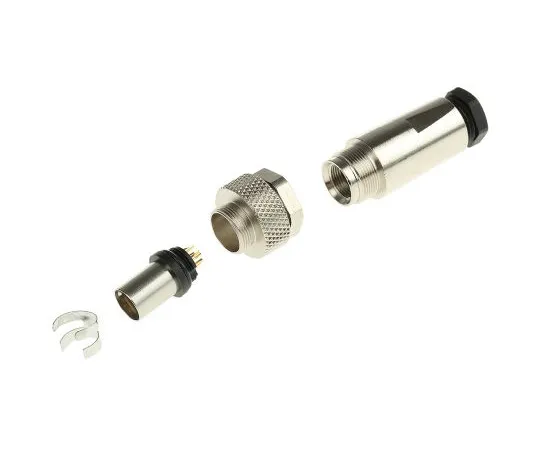 63-5035-23 Binder 712 Series M9 Cable Mount Connector, 4 contacts Plug 99-0409-10-04