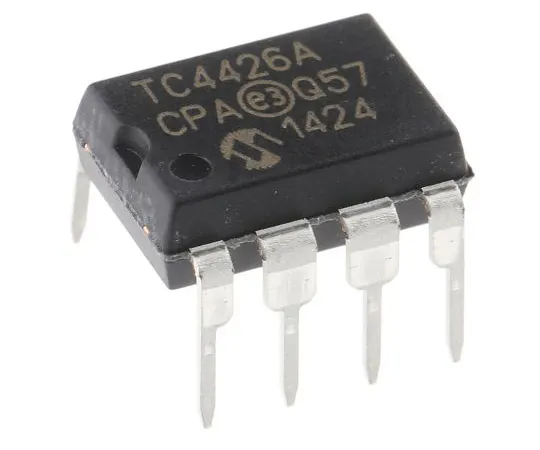 63-4949-81 Microchip TC4426ACPA Dual Low Side MOSFET Power Driver, 1.5A 8-Pin, PDIP TC4426ACPA