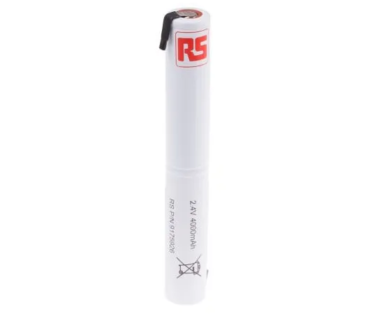 63-5179-83 RS PRO 2.4V NiMH Rechargeable Battery Pack, 4Ah 917-5926