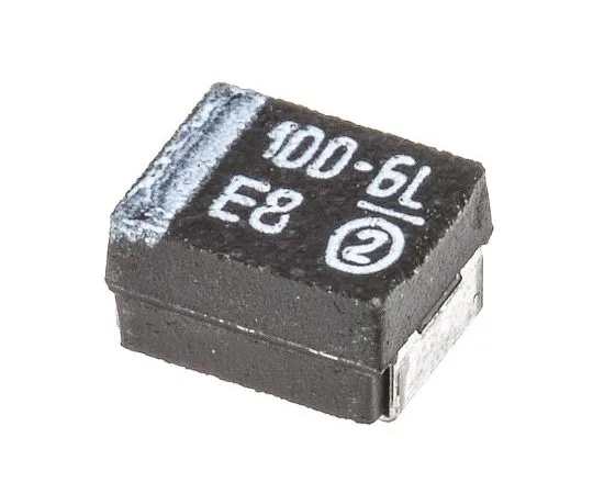 63-4959-76 Vishay Tantalum Capacitor 100μF 6.3V dc MnO2 Solid ±10% Tolerance TR3 Series TR3B107K6R3C0500