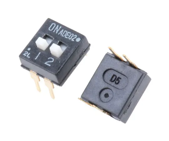 63-5065-56 2 Way Through Hole DIP Switch SPST, Ext***ed Slide Actuator ADE02A04