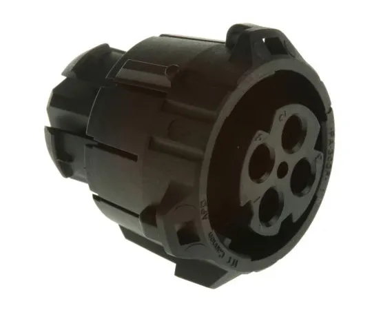 63-5055-65 ITT Cannon APD Series, 4 Pole Din Plug Plug, DIN 72585, 48 V dc IP67, IP69K 121583-0000