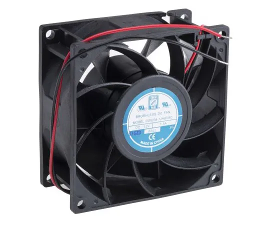 63-4984-35 RS PRO Axial Fan, 80 x 80 x 38mm, 99cfm, 14W, 12 V dc 703-3445