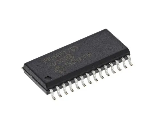 63-5071-33 Microchip PIC16F1783-I/SO, 8bit PIC Microcontroller, 32MHz, 256 B, 4096 words Flash, 28-Pin SOIC PIC16F1783-I/SO