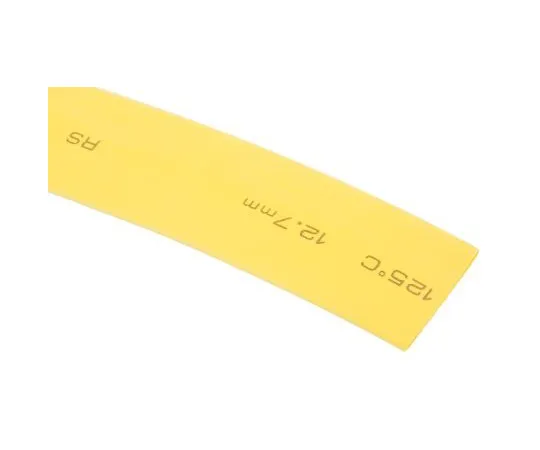 63-4979-62 RS Pro Yellow No Heat Shrink Tubing 12.7mm Sleeve Dia. x 6m Length 2:1 Ratio 700-4728