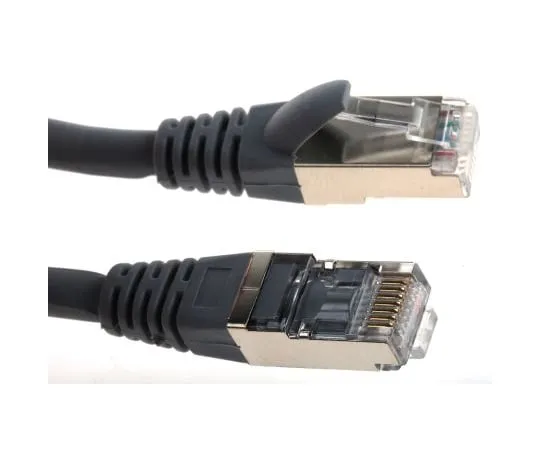63-5092-91 RS Pro Shielded Cat6a Cable 3m, Grey, Male RJ45/Male RJ45 778-5133