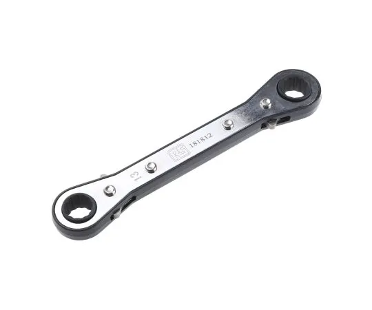 63-6572-02 RS PRO Metric 13 x 14 mm Black Ratchet Ring Spanner 181-812