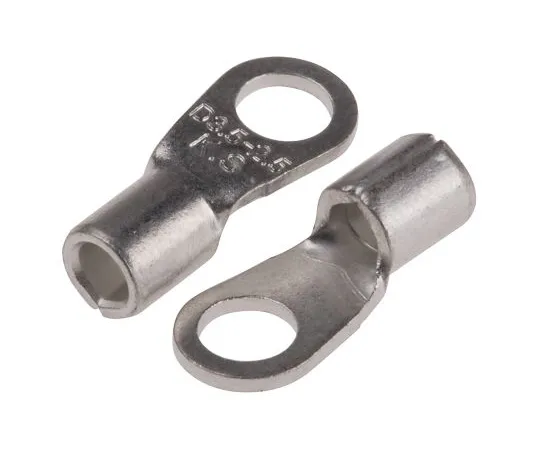 63-5123-11 RS PRO Uninsulated Crimp Ring Terminal, #6 Stud Size, 1.5mm² to 2.5mm² Wire Size 809-2234