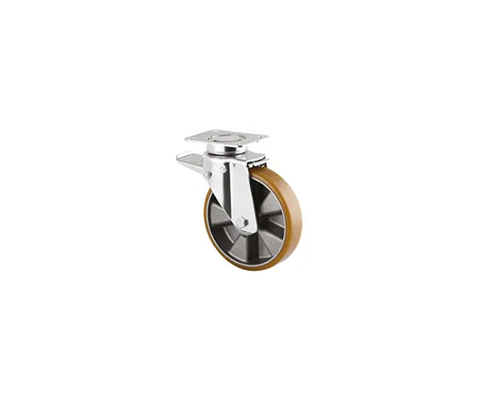 63-5099-96 Tente Braked Swivel Swivel Castor, 600kg Load Capacity, 200mm Wheel Diameter 3642ITP200P63 FLAT