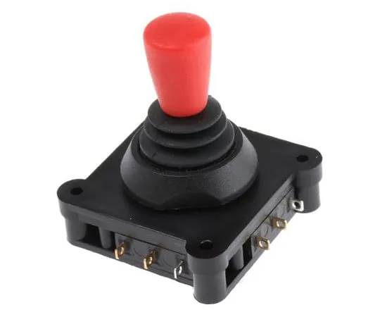 63-5104-18 IP67 Joystick, 1, 2 axes, 6 A @ 250 V ac Solder 250V ac, -20 → +50°C 1D1-5F-15-451