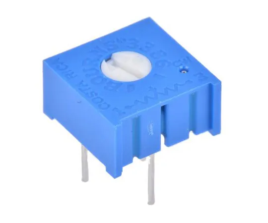 63-5098-15 15kΩ Through Hole Trimmer Potentiometer 0.5W Top Adjust Bourns 3386 Series 3386F-1-153LF