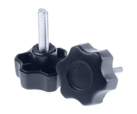 63-6565-01 RS PRO Black Multiple Lobes Clamping Knob, M5 161-133