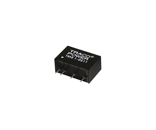 63-5095-10 TRACOPOWER TMR 1 1W Isolated DC-DC Converter Through Hole, Voltage in 4.5 → 9 V dc, Voltage out 12V dc TMR 1-0512