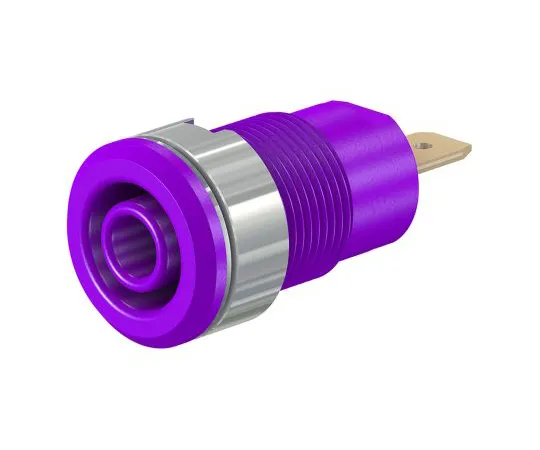 63-5164-08 Violet Female Banana Plug Tab 1kV 23.3000-26