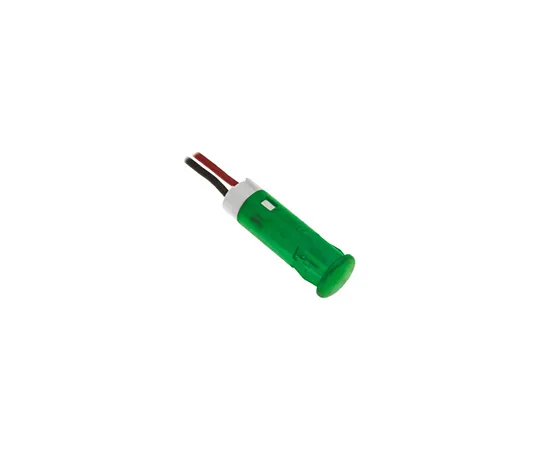 63-5098-85 Apem Green Indicator, Lead Wires Termination, 12 V dc, 6mm Mounting Hole Size QS63XXG12