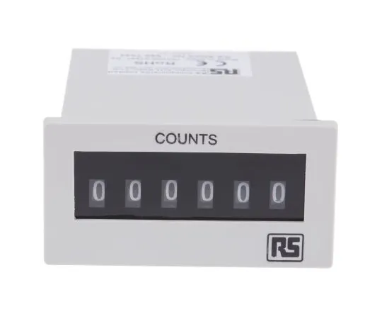 63-5165-82 RS 6 Digit, Digital Counter, 10Hz, 230 V ac 896-7024