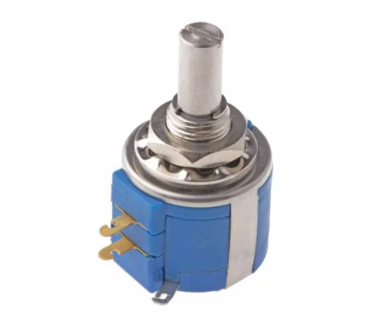 63-5142-62 RS 1 Gang 10 Turn Rotary Wirewound Potentiometer with a 6.35 mm Dia. Shaft, 1kΩ, ±10%, 2W, Linear 842-7131