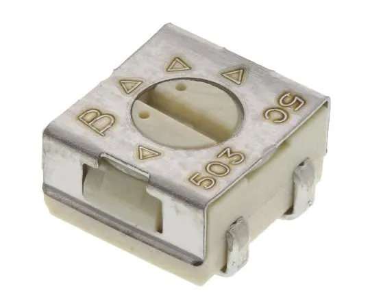 63-4969-31 50kΩ SMD Trimmer Potentiometer 0.25W Top Adjust Bourns 3314 Series 3314J-1-503E