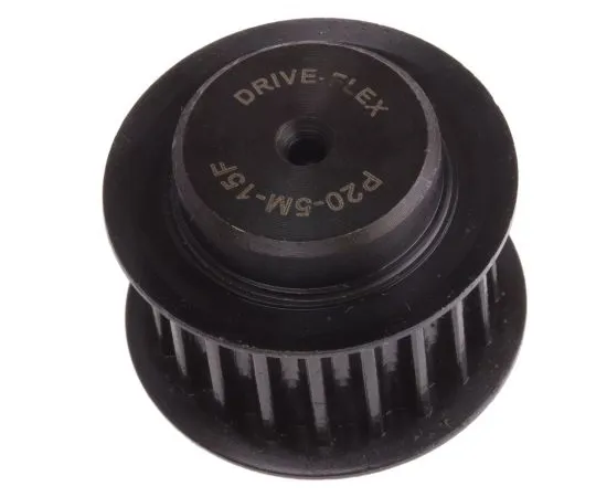 63-6573-02 RS PRO Timing Belt Pulley, Steel 15mm Belt Width x 5mm Pitch, 20 Tooth 183-215