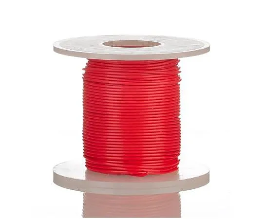 63-5160-20 Alpha Wire Red PTFE Equipment Wire UL1213, 0.33 mm², 600 V 22 AWG, 30m 5855 RD005