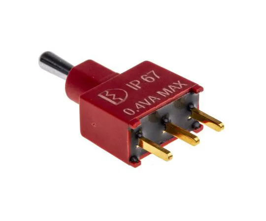 63-5035-58 RS PRO Single Pole Double Throw (SPDT) Toggle Switch, On-Off-On, IP67, PCB 734-6984