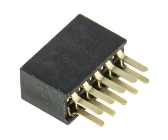 63-4949-63 HARWIN 1.27mm Pitch 10 Way 2 Row Straight PCB Socket, Through Hole, Solder Termination M50-3000545