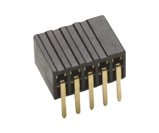 63-4949-68 HARWIN 1.27mm Pitch 10 Way 2 Row Right Angle PCB Socket, Through Hole, Solder Termination M50-3200545