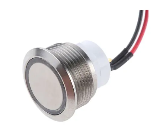 63-4983-69 ITW Single Pole Single Throw (SPST) Latching Blue LED Push Button Switch, IP67, 17.98 (Dia.)mm, PCB 48M 612B