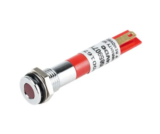 63-4977-77 RS PRO Red Indicator, 24 V dc, 8mm Mounting Hole Size, Solder Tab Termination, IP67 700-1675
