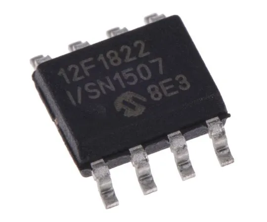 63-4985-42 Microchip PIC12F1822-I/SN, 8bit PIC Microcontroller, 32MHz, 256 B, 2K x 14 words Flash, 8-Pin SOIC PIC12F1822-I/SN
