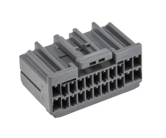 63-5018-41 TE Connectivity Multilock .040 .070 Hybrid Series Male 22 Way Connector Housing for *** with Automotive Connectors 917989-6