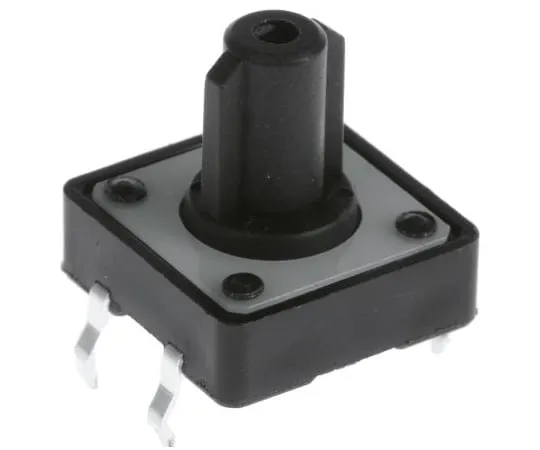 63-5012-78 Black Button Tactile Switch, Single Pole Single Throw (SPST) 50 mA @ 24 V dc 8.02mm FSM102