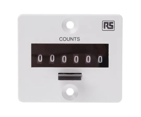 63-5165-80 RS Pro 6 Digit, Digital Counter, 10Hz, 24 V dc 896-7015
