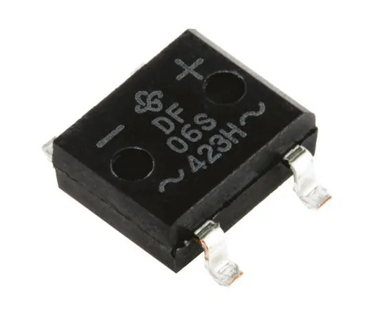 63-4996-83 Vishay DF06S-E3/77, Bridge Rectifier, 1A 600V, 4-Pin DF-S DF06S-E3/77